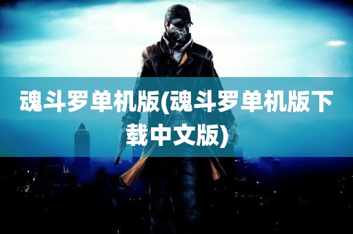 魂斗罗单机版(魂斗罗单机版下载中文版)