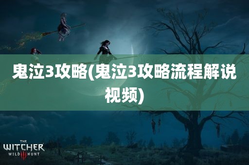 鬼泣3攻略(鬼泣3攻略流程解说视频)