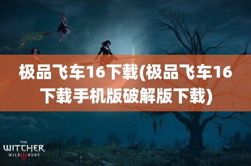 极品飞车16下载(极品飞车16下载手机版破解版下载)
