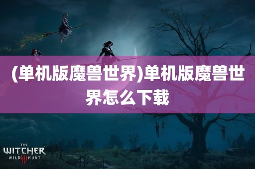 (单机版魔兽世界)单机版魔兽世界怎么下载