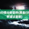 黄金行情分析软件(黄金行情分析建议最新)