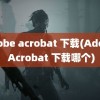 adobe acrobat 下载(Adobe Acrobat 下载哪个)