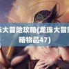 龙珠大冒险攻略(龙珠大冒险攻略物品47)