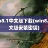 win8.1中文版下载(win8.1中文版安装密钥)