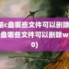 电脑c盘哪些文件可以删除(电脑c盘哪些文件可以删除win10)