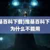 (维基百科下载)维基百科下载了为什么不能用