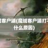 魔域客户端(魔域客户端打不开什么原因)