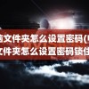 电脑文件夹怎么设置密码(电脑文件夹怎么设置密码锁住)