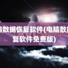 电脑数据恢复软件(电脑数据恢复软件免费版)