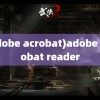 (adobe acrobat)adobe acrobat reader