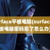 surface平板电脑(surface平板电脑密码忘了怎么办)